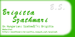 brigitta szathmari business card